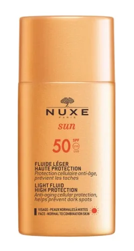Nuxe, Nuxe - LSF50 leichtes Gesichtsfluid mit hoher Schutzwirkung, Sun, 50 ml