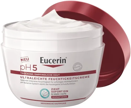 Eucerin - pH5 Ultraleichte Feuchtigkeitscreme, 350 ml