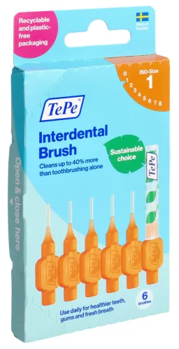 TePe Interdentalbürste 0.45mm, orange (6 Stk)