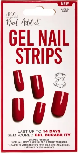 Ardell - Gel Nail Strips Cherry Bomb