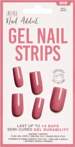 Ardell, Ardell - Gel Nail Strips, Wild Rose, Set
