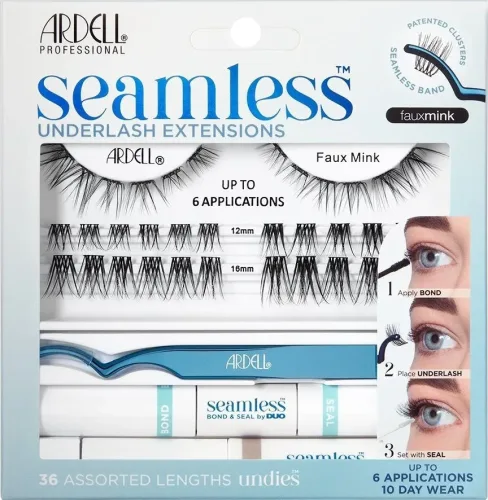 Ardell, Ardell - Seamless Underlash Extensions Faux Mink, 32STK