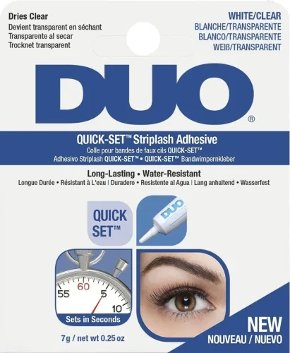Ardell Duo Quick Set Adhesive Clear, Wimpernkleber (7g)