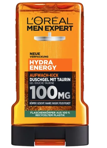 L´OrÉal Men Expert, L´OrÉal Men Expert Hydra Energy mit Taurin Duschgel 250 ml