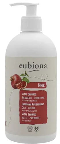 eubiona Shampoo Vital Brennessel-Granatapfel (500ml)