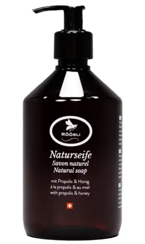 RÖÖSLI Naturseife mit Propolis & Honig (500ml)