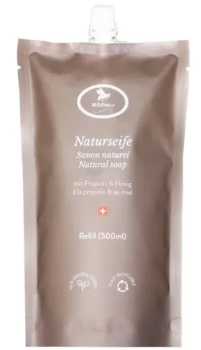 RÖÖSLI Naturseife Nachfüllbeutel (500ml)