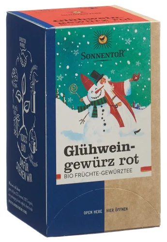 SONNENTOR, SONNENTOR Glühweingewürz rot (18 Stk)