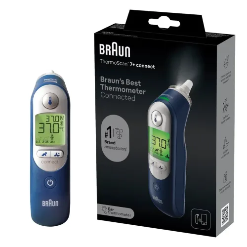 Braun, Ohrthermometer ThermoScan® 7+ Connect IRT6575NWE