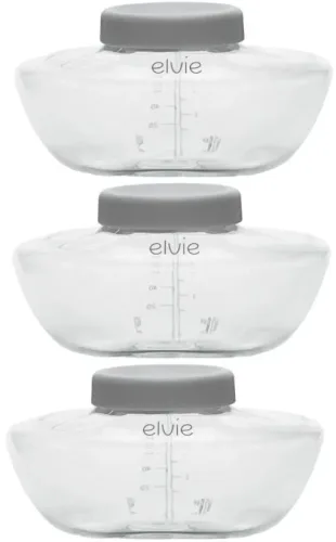 Elvie, Elvie - Flaschen für  Pump (3er-Pack), Transparent