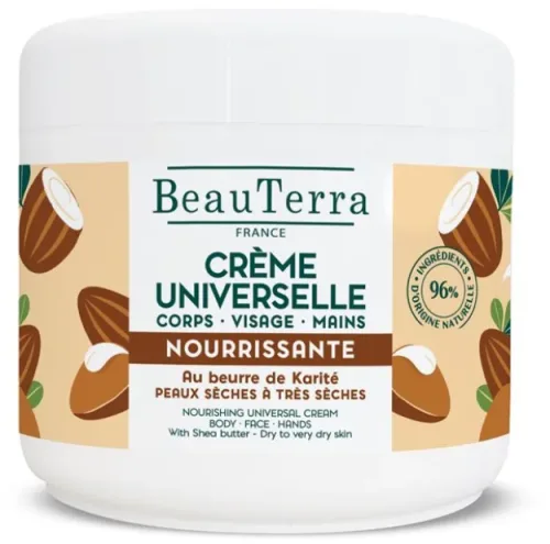 BeauTerra Universalcreme nährend Sheabutter (400ml)