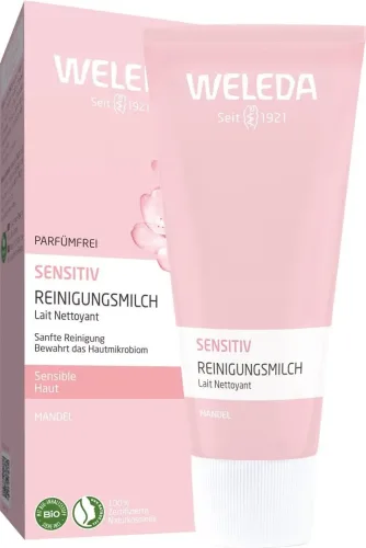 Weleda, Weleda Sensitiv Mandel Reinigungsmilch 75 ml