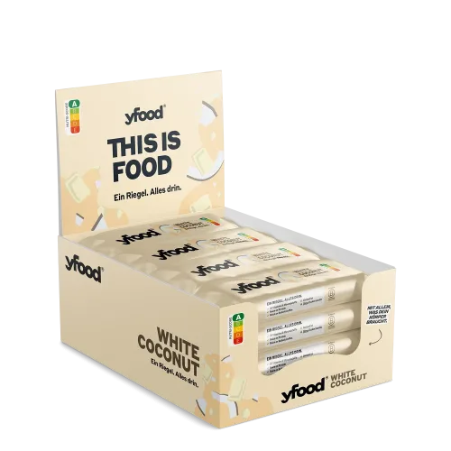 YFood Classic Riegel Coconut & White Chocolate (12x60g)