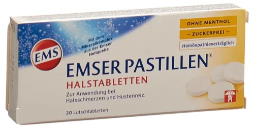 Emser, EMSER Pastillen zuckerfrei ohne Menthol 30 Stk