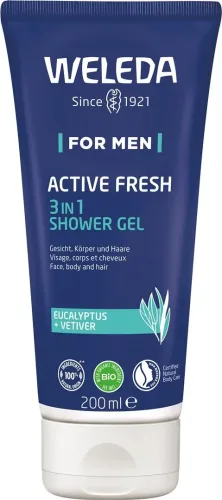 Weleda, WELEDA Men Aktiv-Duschgel Tb 200 ml