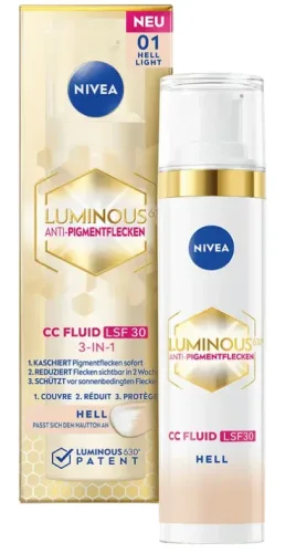 Nivea, Nivea - Face Cellular Luminous630® 3-in-1 CC Fluid, 40 ml, Light