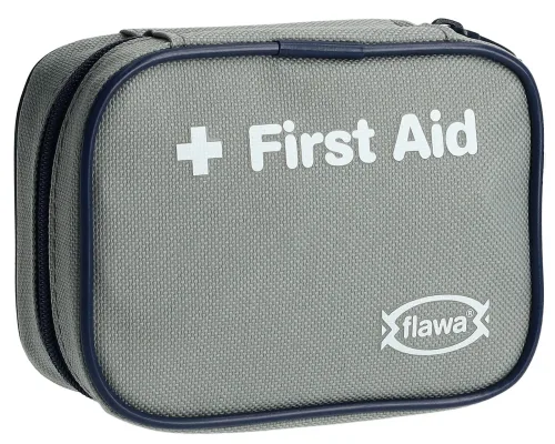 FLAWA Taschenapotheke Etui, Erste-Hilfe-Set, grau (1 Stk)