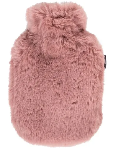 fashy Wärmflasche mit Flauschbezug extra soft, hellrosa, 0.8 Liter (1 Stk)