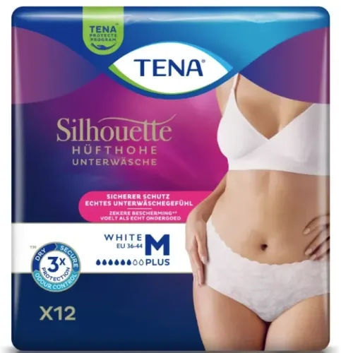 Tena - Silhouette Plus M, 12 Stück