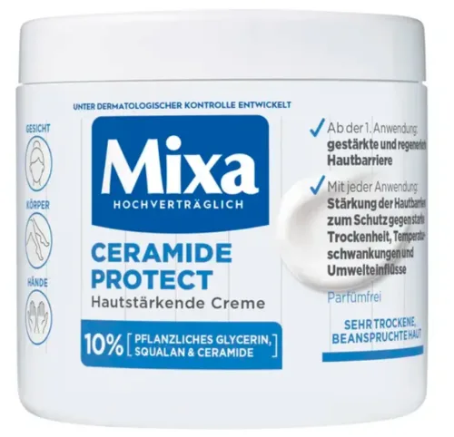 Mixa, Mixa - Hautstärkende Creme, Ceramide Protect, 400 ml