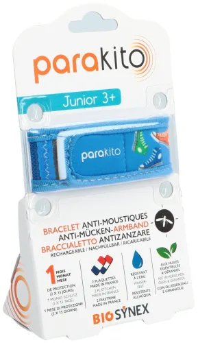 parakito Mückenarmband Junior, Design: Sneakers (1 Stk)