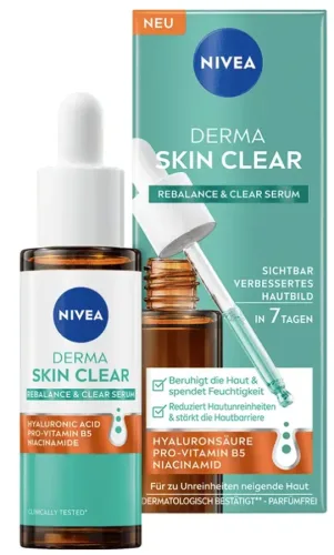 Nivea, Nivea - Derma Skin Clear Rebalance & Clear Serum, 30 ml