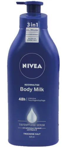 Nivea, Nivea - Body Milk, Reichhaltig, 625 ml