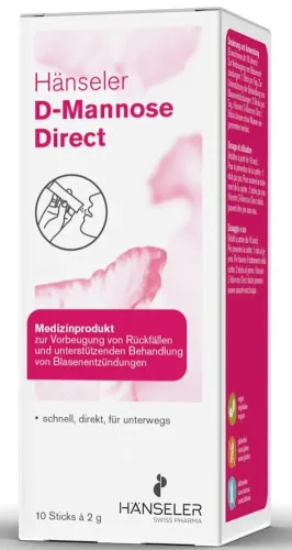 Hänseler D-Mannose Direct Sticks (10x2g)
