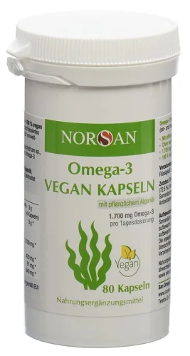 Norsan Omega-3 Vegan Kapseln (80 Stk)