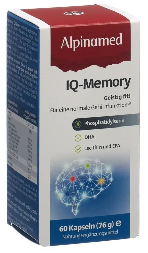 Alpinamed IQ-Memory Kapseln (60 Stk)