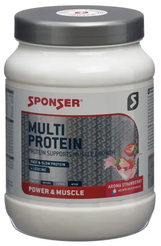 Sponser Multi Protein Erdbeere (425g)
