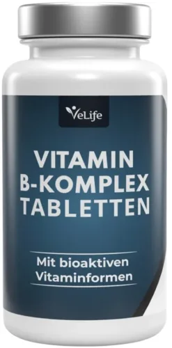 VeLife Vitamin B Komplex Tabletten (120 Stk)