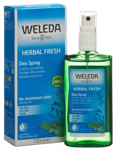 Weleda, Weleda Herbal Fresh Deo Spray Salbei Deodorants 100 ml