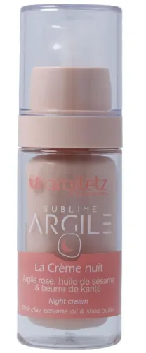 Argiletz Nacht-Gesichtscreme mit rosa Heilerde (30ml)