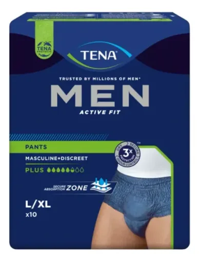 Tena Men Active Fit Pants, Grösse L/XL (10 Stk)