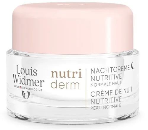 Louis Widmer nutriderm Nachtcreme Nutritive, parfümiert (50ml)