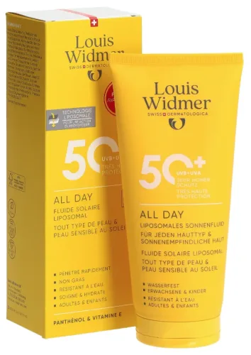 Louis Widmer All Day Sonnenfluid LSF50, unparfümiert (200ml)