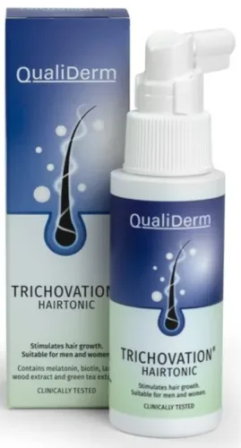 QualiDerm Trichovation Tonic Dispenser, für kräftigeres, volleres Haar (75ml)