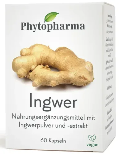 Phytopharma Ingwer Kapseln (60 Stk)