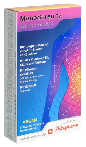 Adropharm MenoSerenity schwarze Johannisbeere (15 Stk)