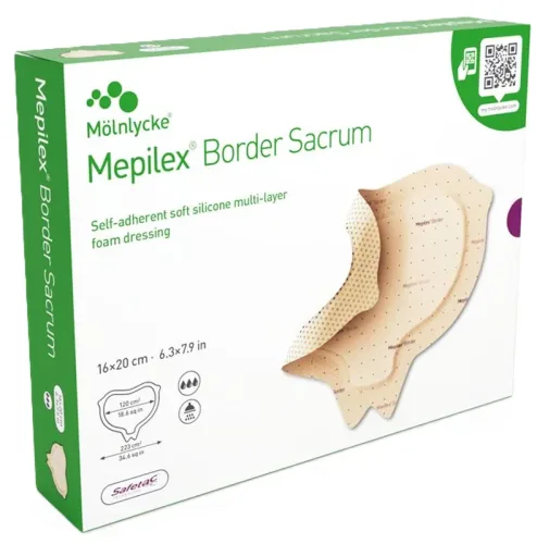 Mepilex Border Sacrum Schaumverband,16x20cm (5 Stk)