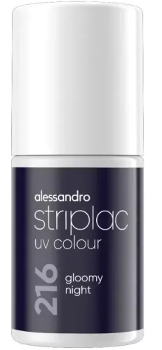 Alessandro, Alessandro - Striplac UV Colour, 6.5 ml, Gloomy Night
