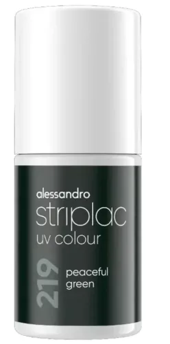 Alessandro, Alessandro - Striplac UV Colour Peaceful Green, 6.5 ml