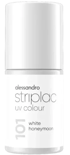 Alessandro, Alessandro - Striplac UV Colour White Honeymoon, 6.5 ml