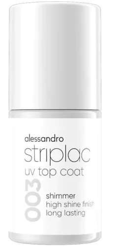 Alessandro, Alessandro - Striplac UV Top Coat Shimmer, 6.5 ml
