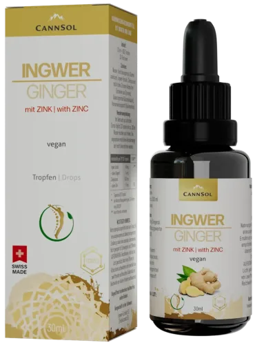 CANNSOL Ingwer mit Zink Tropfen (30ml)
