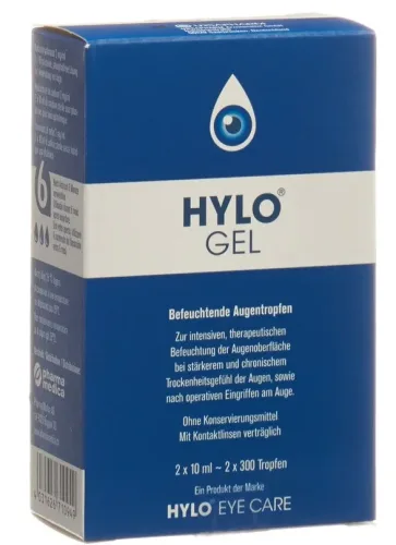 Hylo, HYLO-GEL Gtt Opht 0.2 % 2 x 10 ml