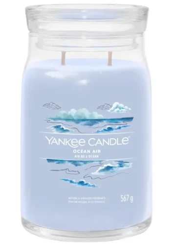 Yankee Candle Signature - Duftkerze im Glas, 567G, Hellblau