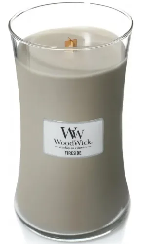 WoodWick, WoodWick - Duftkerze, L, Hellgrau