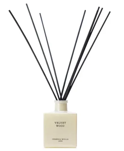 Cereria Mollá Diffuser mit Duftstäbchen Velvet Wood (100ml)